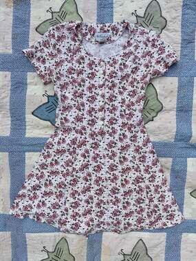 Vintage 80s/90s Miss Conduct Ditsy Floral  Mini Dress